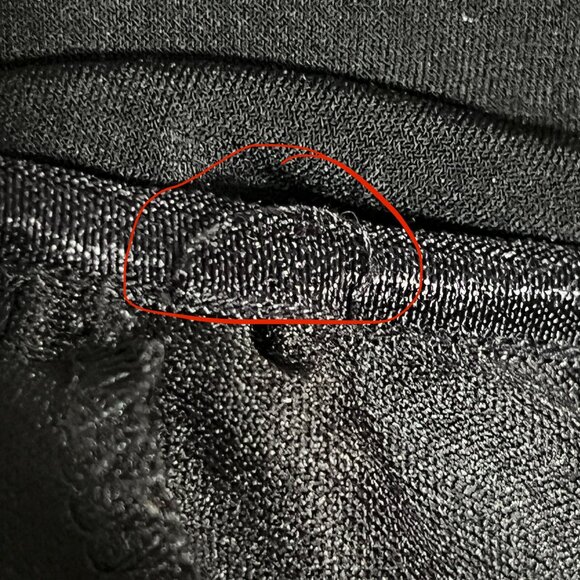 Cache Womens Y2K Skirt Size L Black Liquid Knit Deconstructed Goth Artsy 2000s - Picture 7 of 7